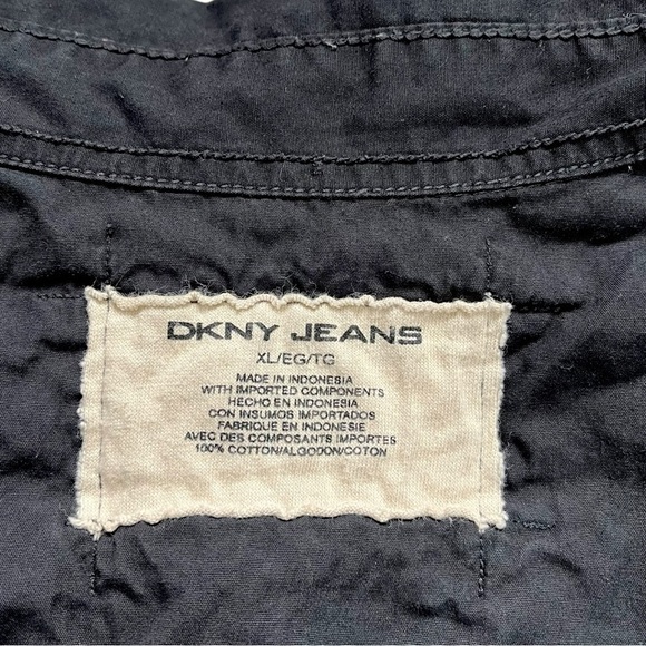 DKNY Vintage Western Style Snap Button Down Shirt sz XL - Picture 2 of 12